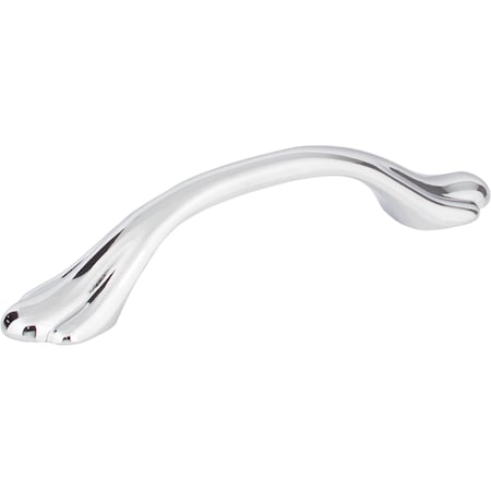 Elements 3" Center-to-Center Polished Chrome Gatsby Cabinet Pull 3208PC